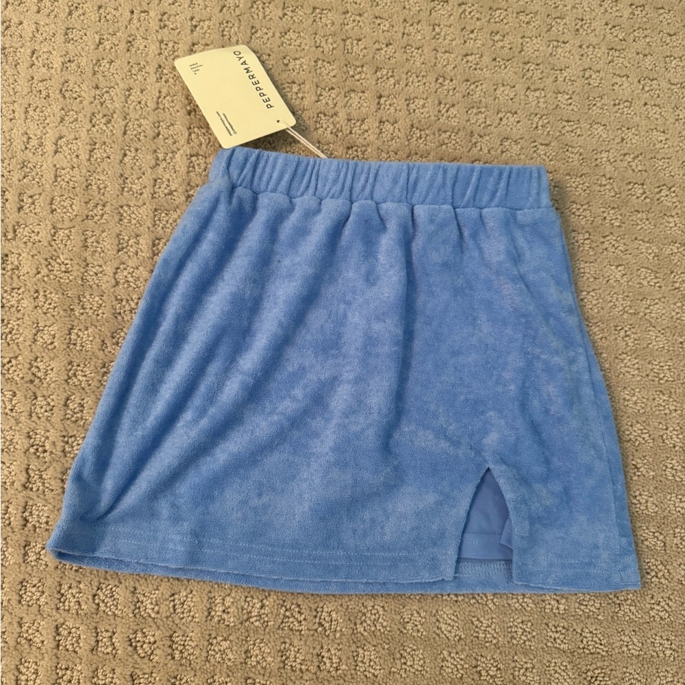 Peppermayo Blue Mini Skirt